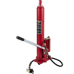hydraulic/pneumatic long ram jack with single piston pump & clevis base, engine hoist cherry picker for garage/shop