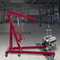 Hydraulic/Pneumatic Long Ram Jack with Single Piston Pump & Clevis Base, Engine Hoist Cherry Picker for Garage/Shop