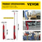 Hydraulic Long Ram Jack, Heavy-Duty Single Piston Pump with Clevis Base, Manual Cherry Picker Engine Lift Hoist
