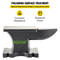 Heavy-Duty Cast Iron Anvil, Single Horn Blacksmith Anvil with Stable Base, Work Surface for Forging, Bending