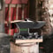 Heavy-Duty Cast Iron Anvil, Single Horn Blacksmith Anvil with Stable Base, Work Surface for Forging, Bending