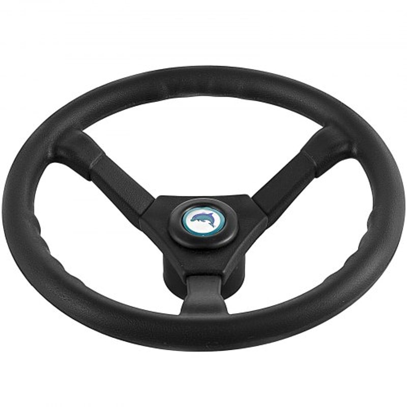 Hydraulic Boat Steering Kit with Helm Pump, Cylinder, Wheel & Hose, Durable Marine Steering System, Outboard Motorboats