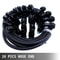 8AN Fuel Line Kit, 20 Pcs 8AN Fuel Hose Kit with 32.8Ft BK Nylon Stainless Steel Braided Oil Line Hose