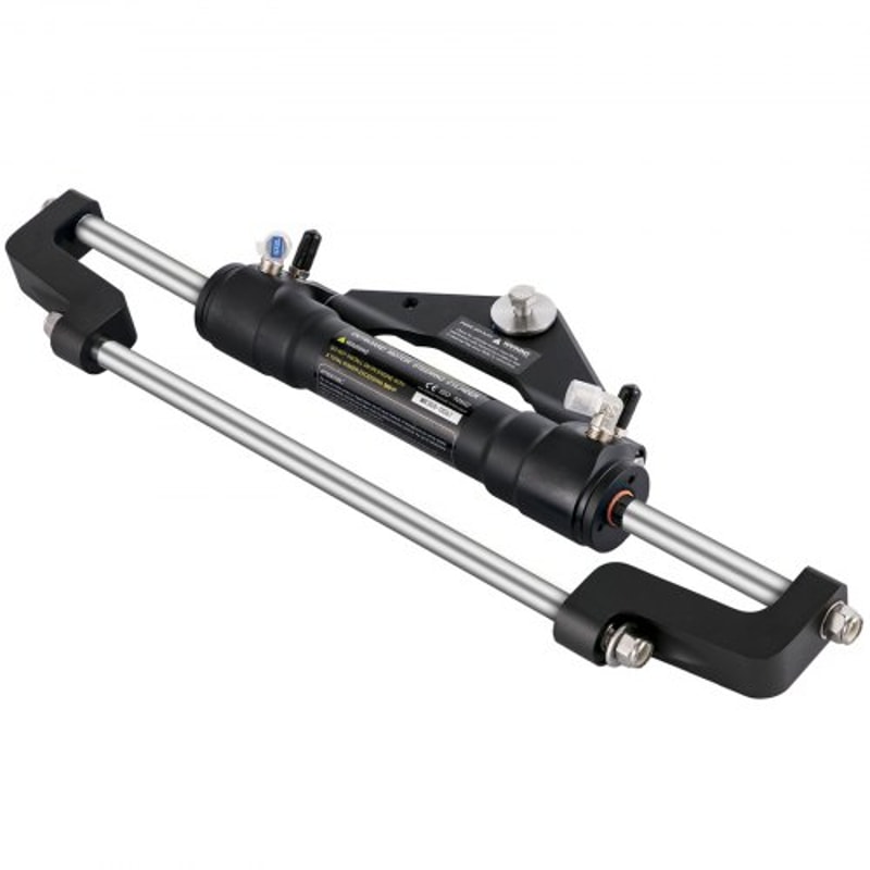 Boat Hydraulic Steering Kit 300HP Helm Pump Aluminum Alloy Steering Cylinder 135 Wheel 10 Hydrauli 8