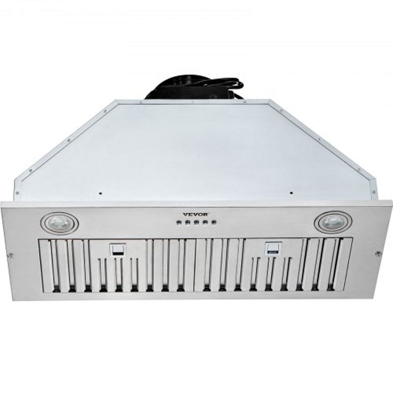 30Inch Stainless Steel BuiltIn Range Hood 800 CFM Kitchen Vent With Push Button Control LED Lights 7