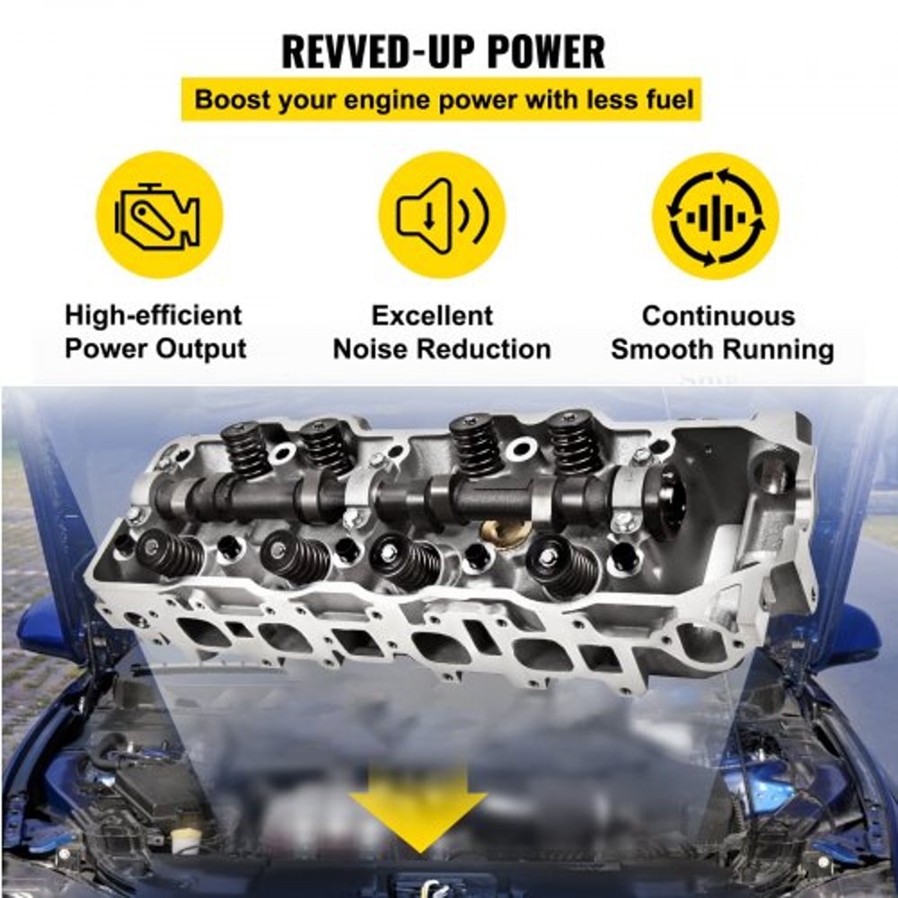 Toyota 22R 22RE 22RE 24L SOHC Cylinder Head Fully Assembled Replacement For 19851995 Pickup 4Runner 5