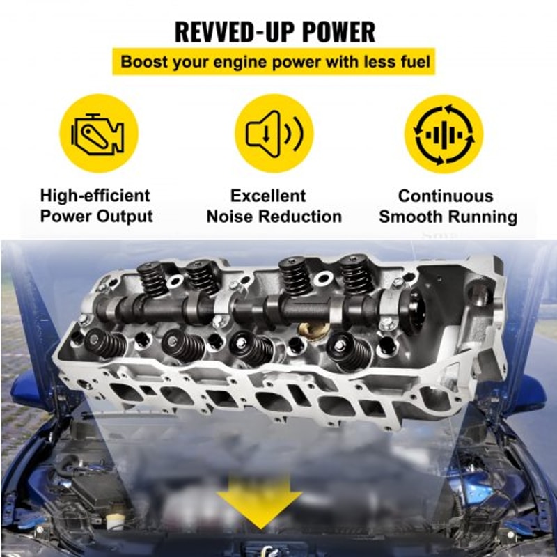 Toyota 22R 22RE 22RE 24L SOHC Cylinder Head Fully Assembled Replacement For 19851995 Pickup 4Runner 5