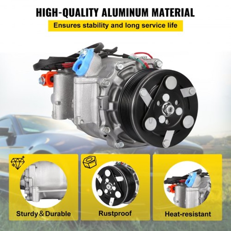 Honda Civic 18L 20062011 AC Compressor Clutch HighPerformance Aluminum Replacement For OEM Fit Rap 5