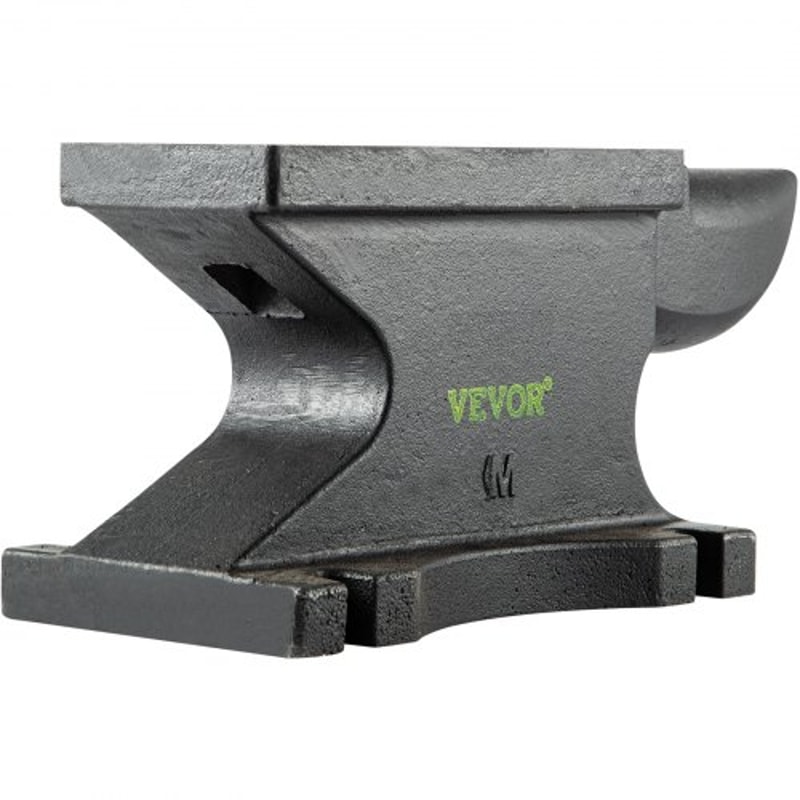 100 Lbs 45kg Single Horn Anvil 104 X 5 In Countertop Stable Base High Hardness Rugged Round Horn A 7
