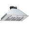 Stainless Steel Insert Range Hood Speed Built-in Kitchen Vent with Push Button Control, LED Lighting, Baffle Filters