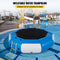 Inflatable Water Bouncer & Swim Platform, Water Trampoline Splash Padded Inflatable Bouncer for Water Sports, Family Fun