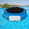 Inflatable Water Bouncer & Swim Platform, Water Trampoline Splash Padded Inflatable Bouncer for Water Sports, Family Fun