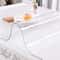 Plastic Table Cover, Thick Clear Table Protector, Waterproof Rectangle Desk Mat for Dining, Office, & Night Stand