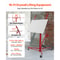 Drywall Rolling Lifter Panel Hoist, Sheetrock Lift, Steel Material w/Telescopic Arm & Lockable Wheels