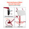Drywall Rolling Lifter Panel Hoist, Sheetrock Lift, Steel Material w/Telescopic Arm & Lockable Wheels