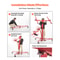 Drywall Rolling Lifter Panel Hoist, Sheetrock Lift, Steel Material w/Telescopic Arm & Lockable Wheels