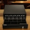 Professional Cash Register Drawer for POS System, Bill Coin Tray, Removable Coin Compartments, Dual Keys for Supermarket