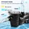 Swimming Pool Pump, High-Performance Single Speed Pump for Above Ground Pools with Strainer Basket & GP Max Flow