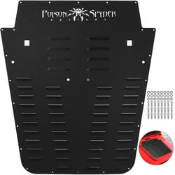 heavy-duty vented hood louver black powdercoat for jeep wrangler jk, engine heat reduction & style enhancement