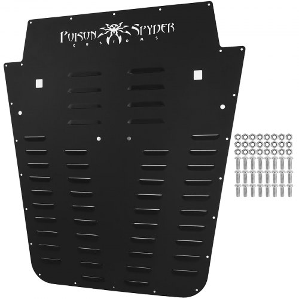 Heavy-Duty Vented Hood Louver Black Powdercoat for Jeep Wrangler JK, Engine Heat Reduction & Style Enhancement