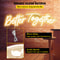 Better Together LED Neon Sign, Warm White Light Signs with Remote Control, Adjustable Brightness, Ideal for Wedding