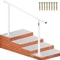 Outdoor Stair Railing Kit, Adjustable White Aluminum Handrails, Safety Stair Rail for Elderly, Porch & Garden