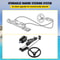 Hydraulic Boat Steering Kit Helm Pump, Heavy-Duty Hydraulic Steering Kit for Outboard Marine Steering System
