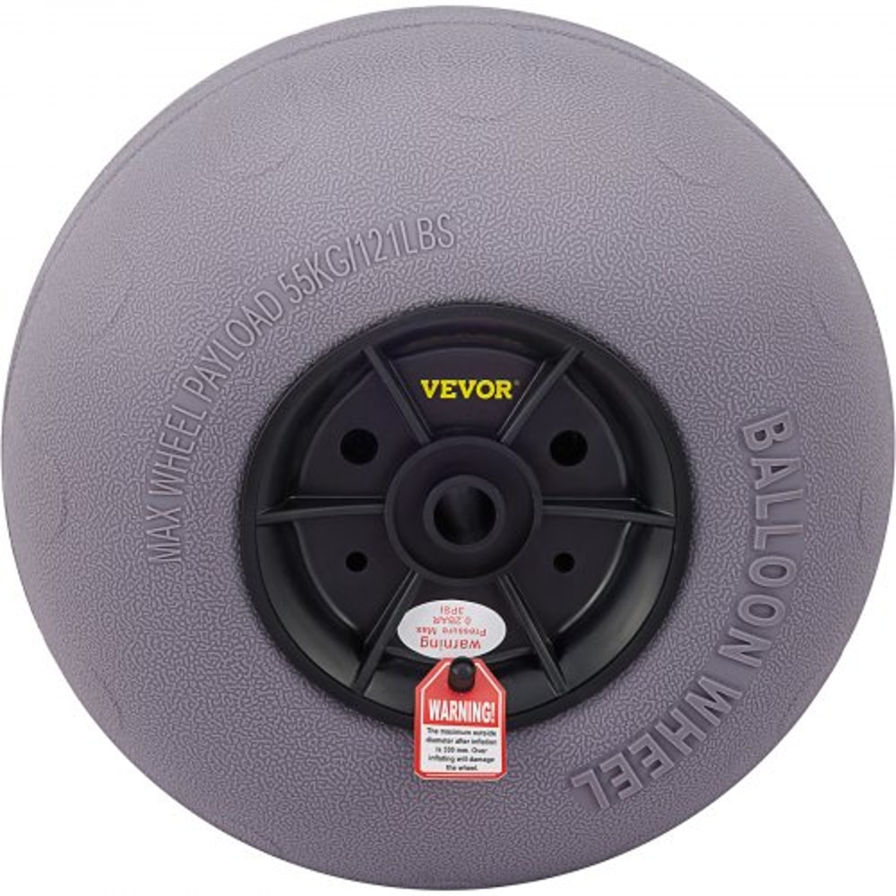 Beach Balloon Wheels, Heavy-Duty TPU Replacement Sand Tires for Kayak Dolly, Canoe Cart & Beach Buggy