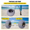 Beach Balloon Wheels & Stainless Steel Axle, TPU Replacement Sand Tires for Kayak Dolly, Canoe Cart, Beach Buggy