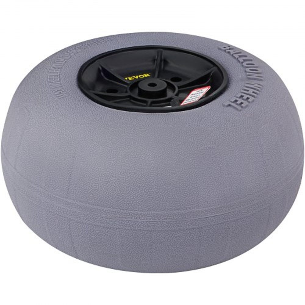 Beach Balloon Wheels & Stainless Steel Axle, TPU Replacement Sand Tires for Kayak Dolly, Canoe Cart, Beach Buggy