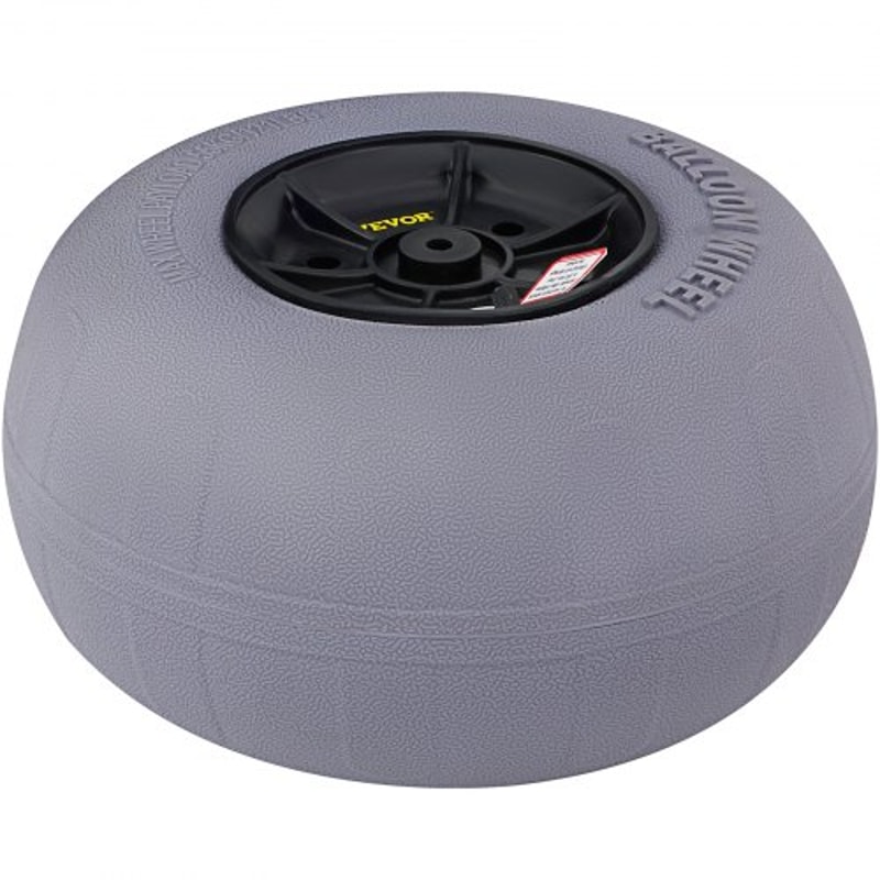 Beach Balloon Wheels & Stainless Steel Axle, TPU Replacement Sand Tires for Kayak Dolly, Canoe Cart, Beach Buggy