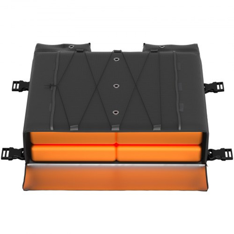 T-Top Storage Bag for Life Jackets with Boat Trash Bag, Oxford Fabric Life Vest Storage for T-Top Boats, Bimini Tops