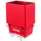 Store Shopping Baskets, PE Material with Plastic Handle & Iron Stand for Supermarket, Retail & Bookstore