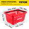 Store Shopping Baskets, PE Material with Plastic Handle & Iron Stand for Supermarket, Retail & Bookstore