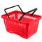 Store Shopping Baskets, PE Material with Plastic Handle & Iron Stand for Supermarket, Retail & Bookstore