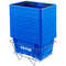 Shopping Basket Set, Store Baskets with Plastic Handle & Iron Stand, Durable PE Material for Supermarket, Retail