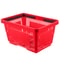 Store Shopping Baskets, PE Material with Plastic Handle & Iron Stand for Supermarket, Retail & Bookstore