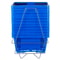 Shopping Basket Set, Store Baskets with Plastic Handle & Iron Stand, Durable PE Material for Supermarket, Retail