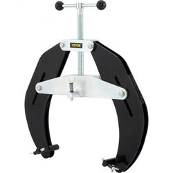 high strength pipe clamp, steel pipe alignment tool with quick acting screw, ultra clamp for welding fit up, lightweight