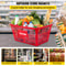 Shopping Basket Set, Durable PE Material with Handle & Stand, Supermarket, Retail & Grocery