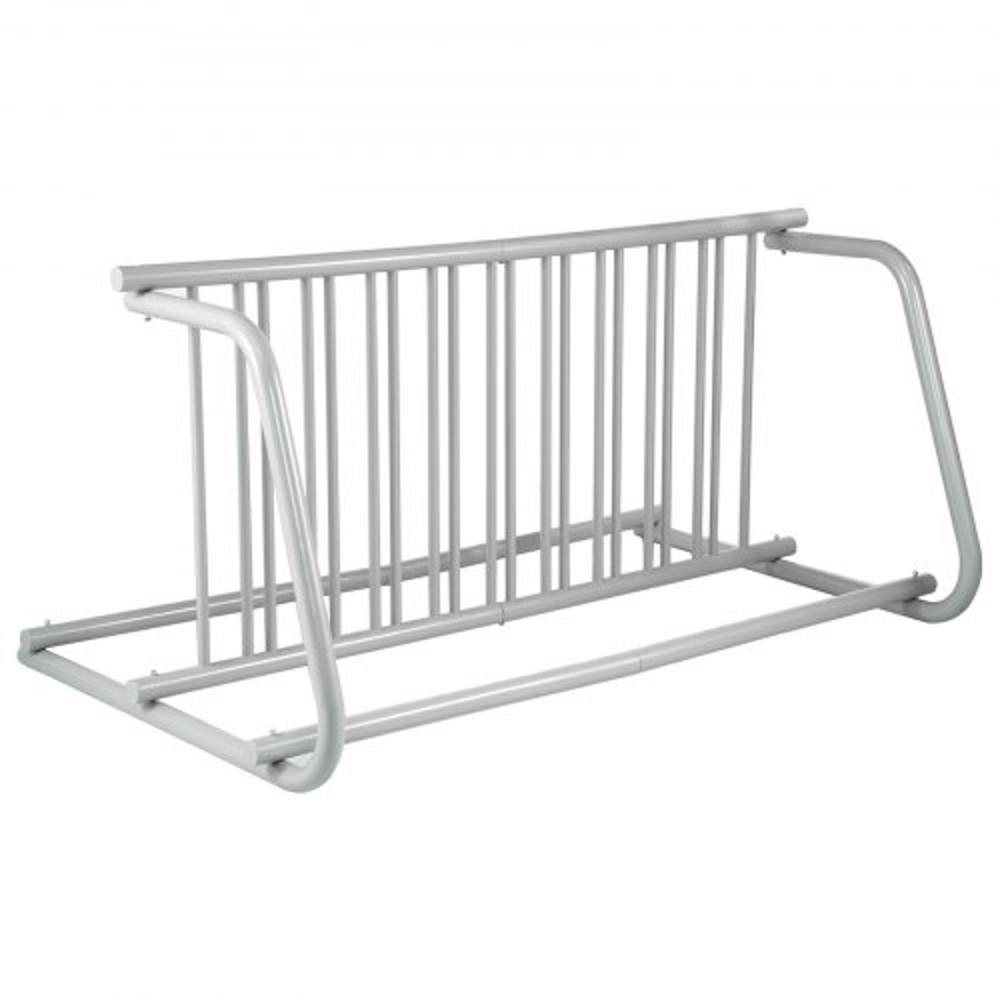 59" Length All-Steel Grid Bike Rack, 10-Bike Capacity Dual-Side Storage Stand for Garages, Streets, Yards & Bike Events
