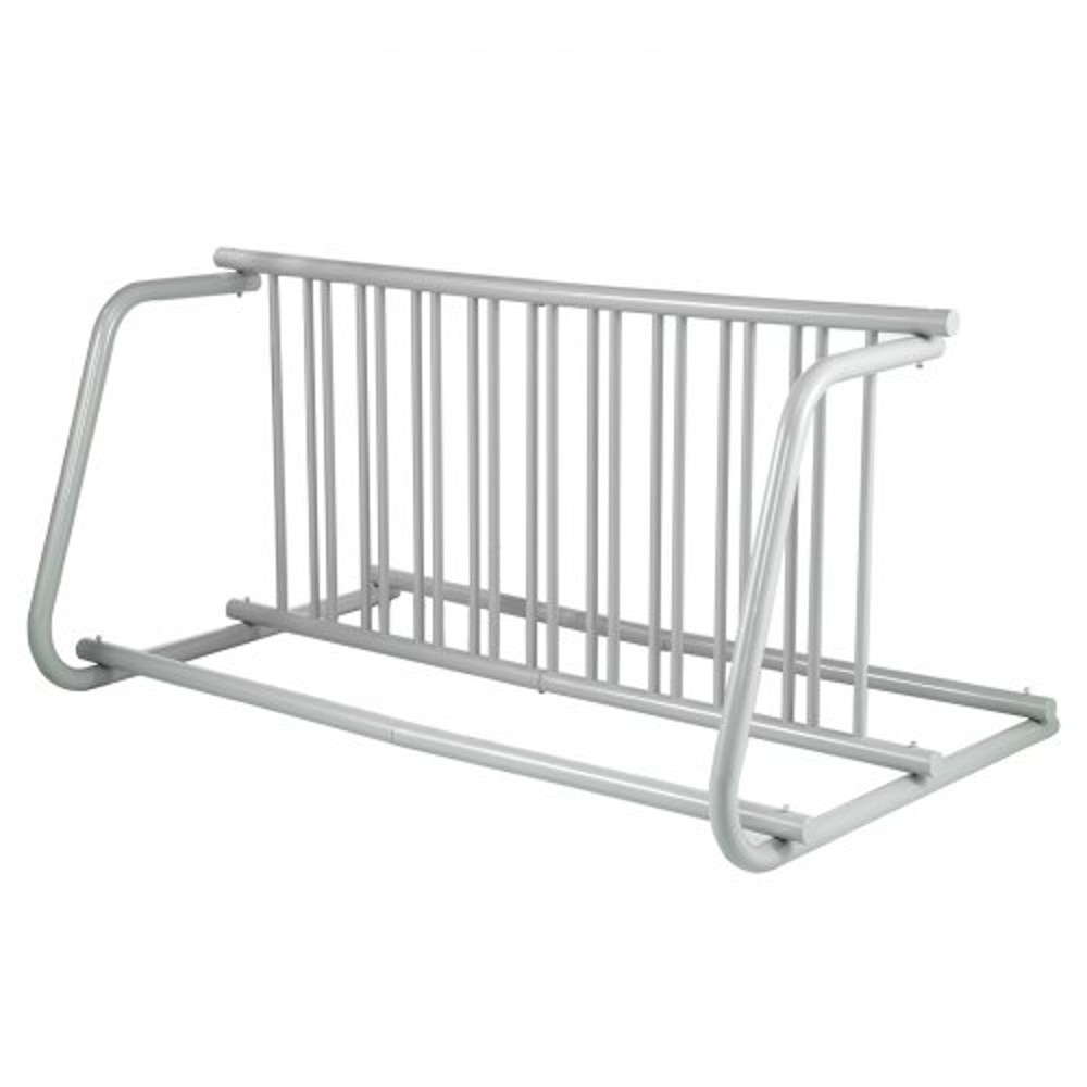 59" Length All-Steel Grid Bike Rack, 10-Bike Capacity Dual-Side Storage Stand for Garages, Streets, Yards & Bike Events