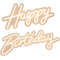 Happy Birthday Neon Sign 165 X 8 23 X 8 LED Neon Lights W Remote Control Adjustable Brightness For 7
