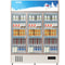 Commercial Display Fridge 35 Cuft Triple Glass Door Beverage Cooler With LED Light For Stores Gyms 1