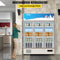Commercial Display Fridge 35 Cuft Triple Glass Door Beverage Cooler With LED Light For Stores Gyms 2