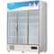 Commercial Display Fridge 35 Cuft Triple Glass Door Beverage Cooler With LED Light For Stores Gyms 8