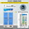 Upright Commercial Refrigerator 39 X 27 X 79 Glass Door Beverage Cooler With Digital Display Adjust 3