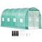 148 X 66 X 66 Ft Portable Plant Hot House Galvanized Steel Hoops 8 RollUp Windows Zippered Door 1