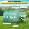 148 X 66 X 66 Ft Portable Plant Hot House Galvanized Steel Hoops 8 RollUp Windows Zippered Door 5