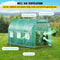 WalkIn Greenhouse 98 X 66 X 66 Ft Waterproof PE Cover Sturdy Galvanized Frame 6 Mesh Windows 5